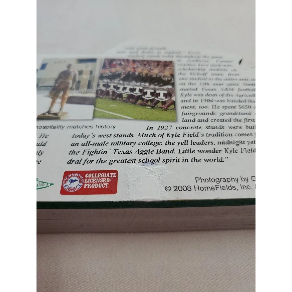 3D Wood Desk Display‎ Aggies A&M Football Stadium 9x1.4x4